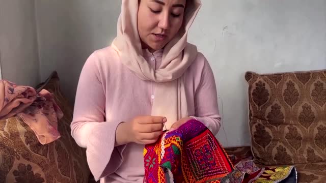 Afghan women drop studies to stave off poverty