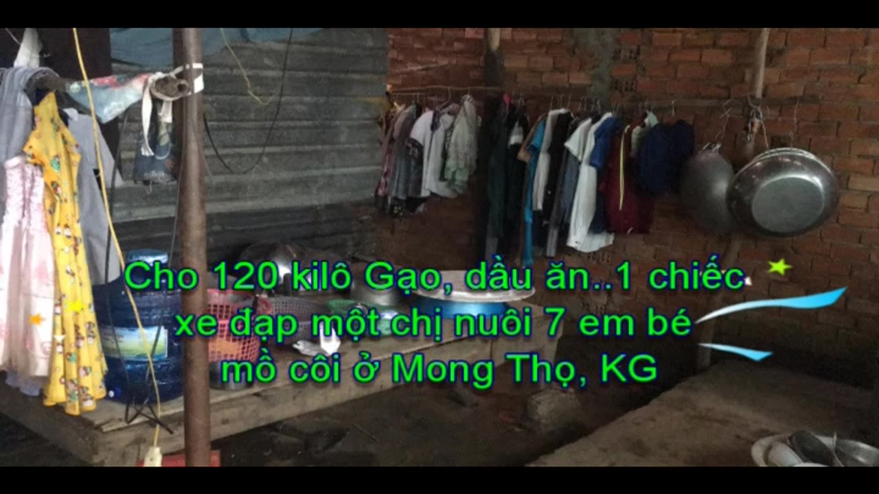 Phát gạo lần 03 cho người nghèo tại Kênh 8, Mong Thọ, Hòa Điền.