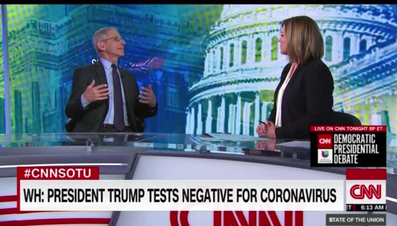 Fauci Says He Would Not Test Unless He Has Symptoms