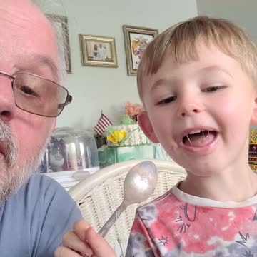 Gramps with Grandson