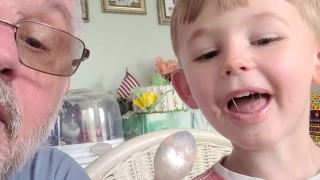 Gramps with Grandson