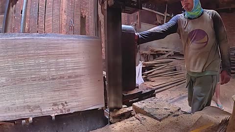 Amazing!!! Bandsaw Sawmill Vs Teak Wood