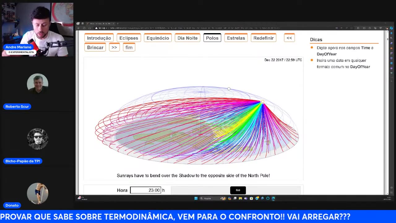 Além do Horizonte - LXln6-V6vyY - TPs DE VERDADE DERRUBANDO AS FALACIAS SOBRE O SOL DE 24HS