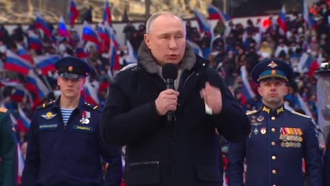 Putin at the Moscow Rally