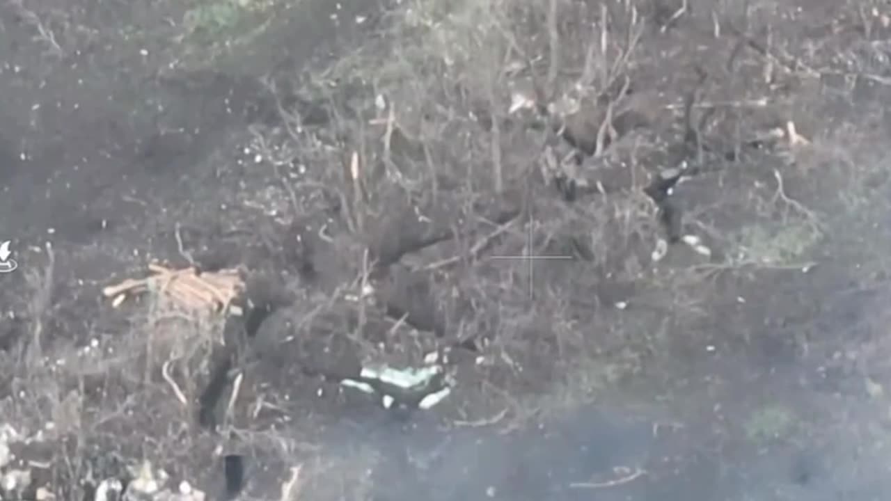 Russian tank broke into Ukrainian positions and terrified them