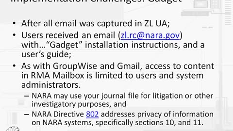 Capstone Email Management Implementation Technical Perspective