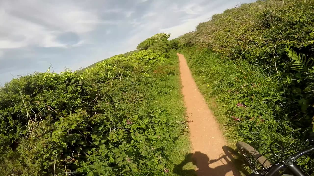 Exploring Wembury Plymouth Devon Ocean City. Gopro cycle ride Meditation. Southwest Coast path UK