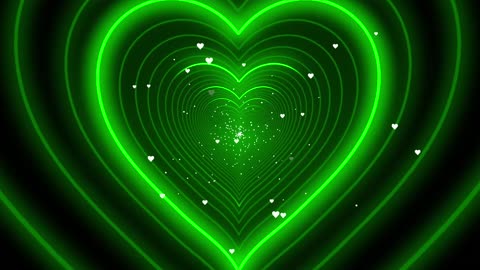 389. Color Changing Heart Tunnel💜💙Love 💚🩷