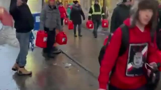 Civil Disobedience at its very best. Canadians at their best!