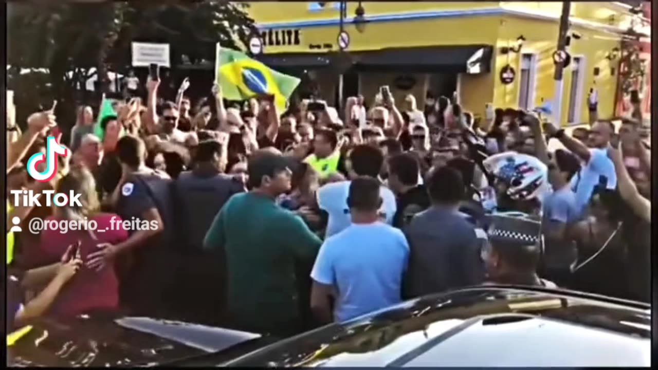 Bolsonaro ovacionado no litoral Paulista 08/06/2023