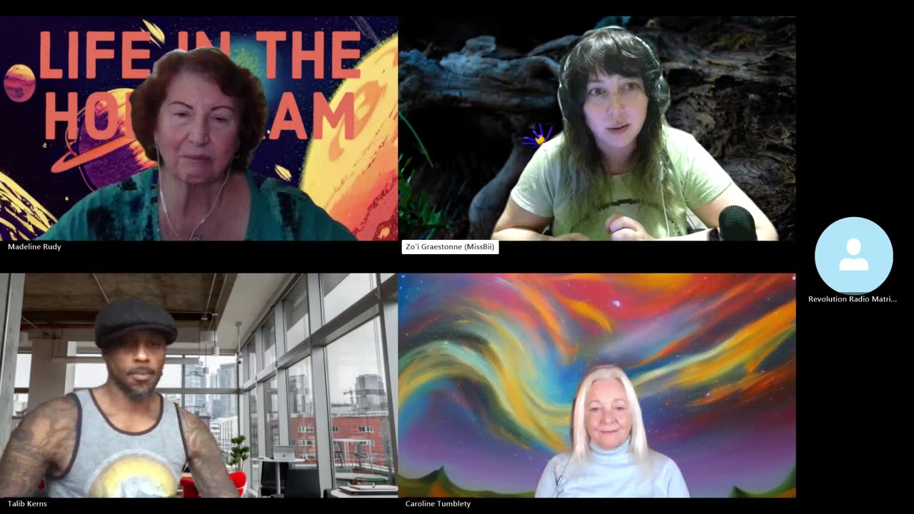 Life in The Hologram our guest Zo'i Graestonne and Talib Jensen part two