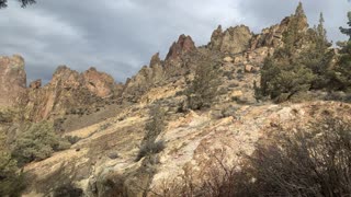 Central Oregon – Smith Rock State Park – Climber's Trail Views – 4K