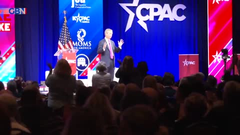 Nigel Farage's delivers a speech at CPAC in Orlando