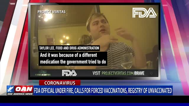 FDA official under fire, calls for forced vaccinations, registry of unvaccinated