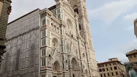 Bjorn in awe and left speechless by Italian architecture in Florence