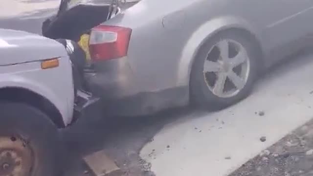 Helping the failed car go uphill