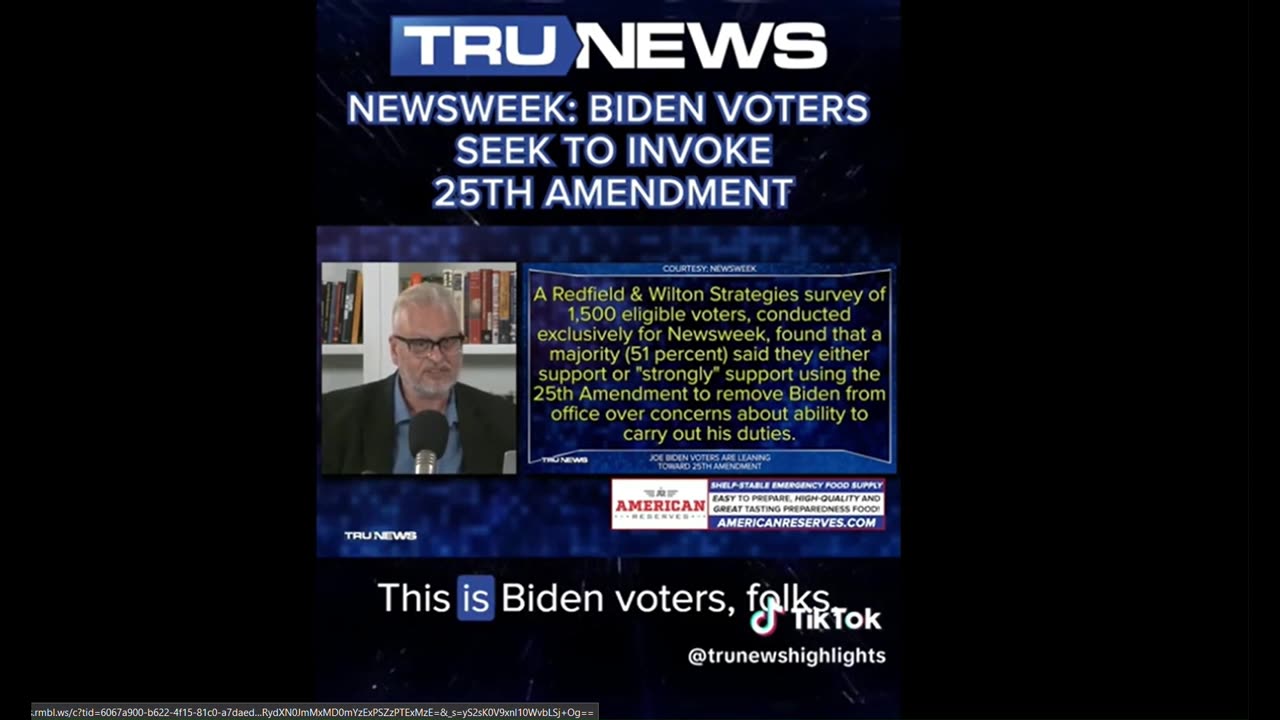 51% of Biden Voters are now polling in favor of the 25th .......