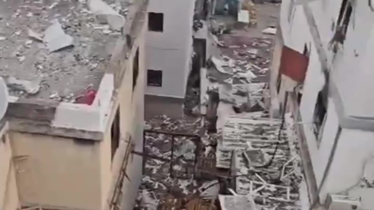 Additional footage from the scene of the fall last night in Shfaram that led to the