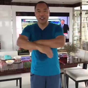 20170829文贵先生视频：在船上健身