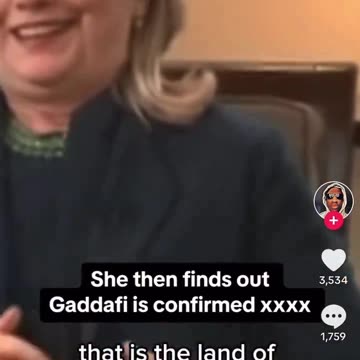 Hillary Clinton Happy that Ghaddafi is Dead