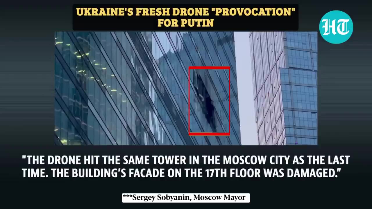 Drones Hit Moscow Again; High-Rise With Russian Ministries Targeted | Putin Scales Attacks