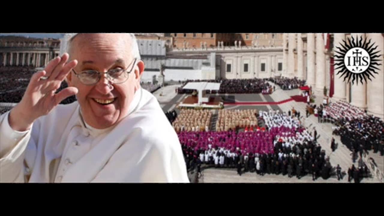 Pope Francis high Jesuit. ruled by the black pope.