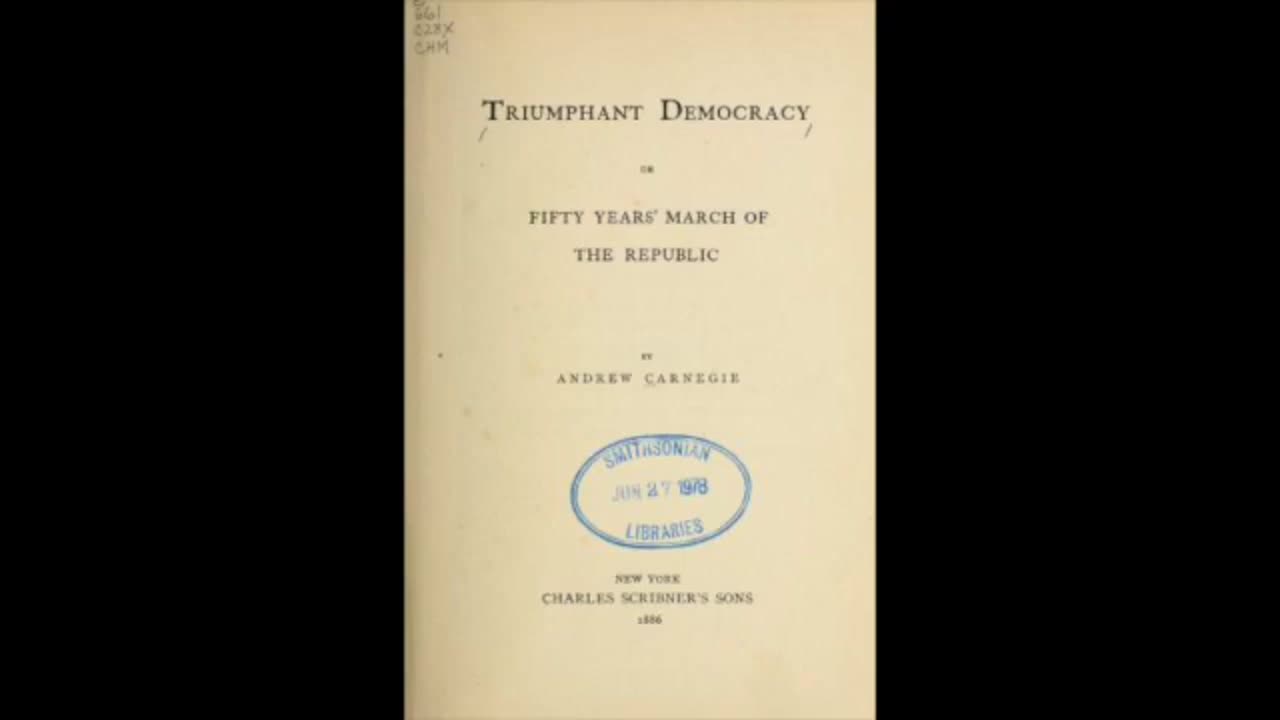 Triumphant Democracy By_ Andrew Carnegie _ (AudioBook)
