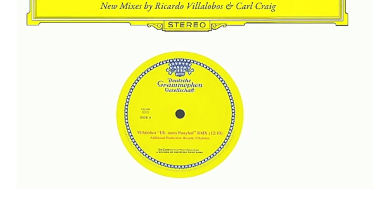 Carl Craig and Moritz von Oswald -- Villalobos "Uli, Mein Ponyhof" RMX