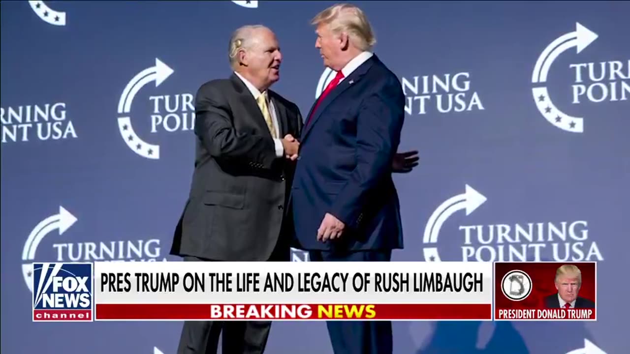 Trump Spoke on Hannity shortly after Rush Limbaugh passed.