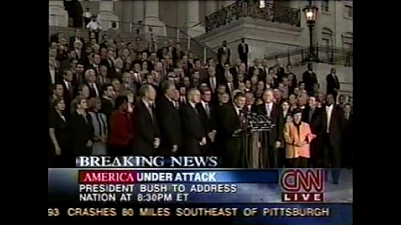 September 11th, 2001 CNN Attack Coverage