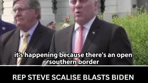 Steve Scalise is not Mincing Words about Fentanyl Deaths!