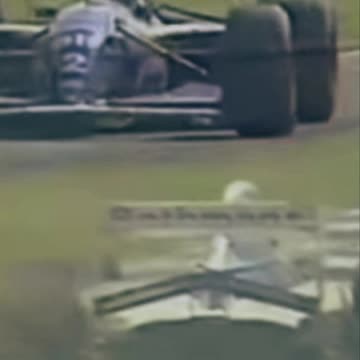 Senna largando na Pole em San Marino 1994