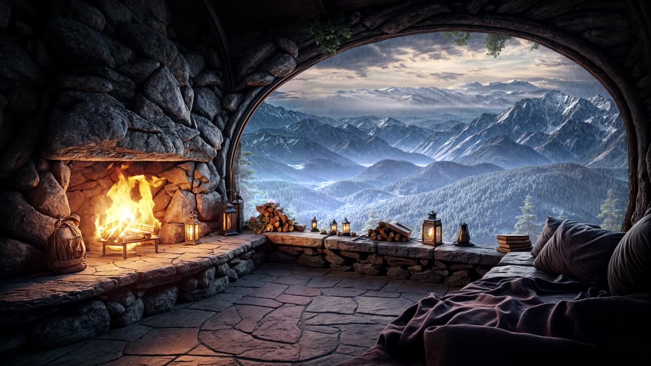 Cozy mountain room for sleep