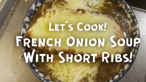 French Onion Soup with Short Ribs