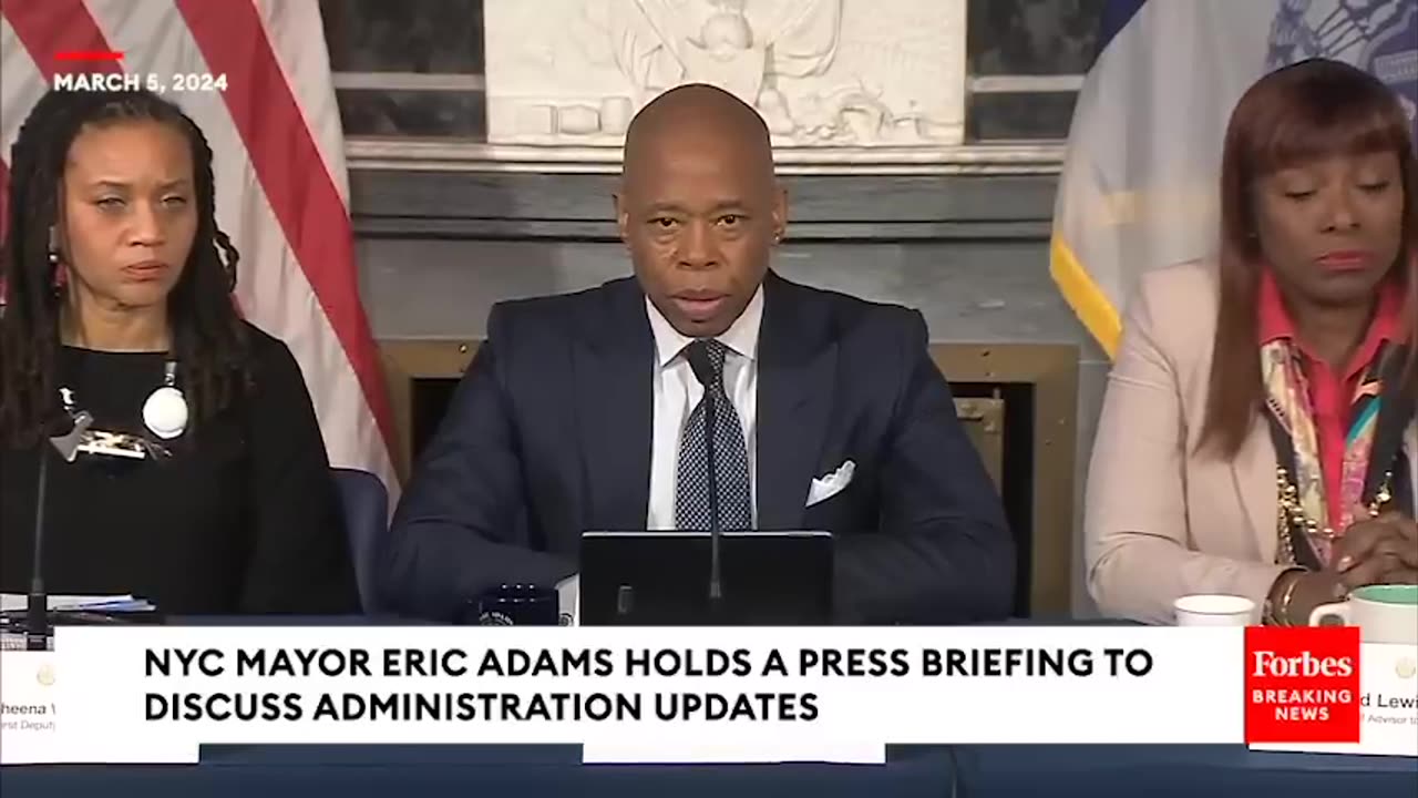 NYC Mayor Eric Adams Reacts To Reports Of Relentless Antisemitism At Brooklyn's Origins High School