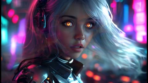 AI girls Neon Dreams Visions of Future Beauty