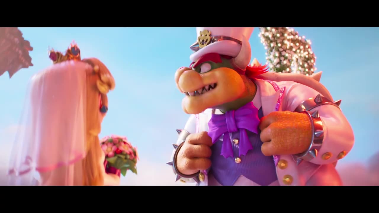 The Super Mario Bros. Movie - Bowser & Peach's Wedding Scene