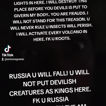 RUSSIA IS IN BED WITH TRUMP PUSHING THIS FALSE NARRATIVE. NUBIANS ARE NOT BLK