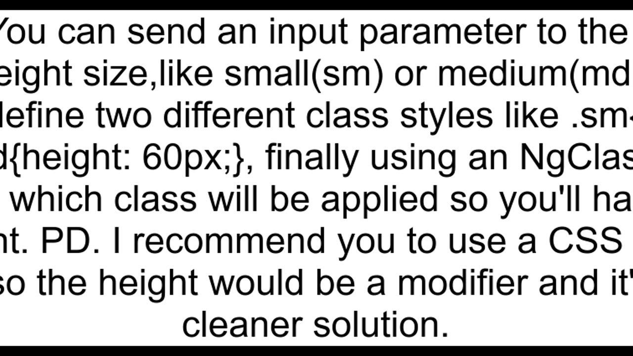 How to set different CSS property to same element define in one component in angular