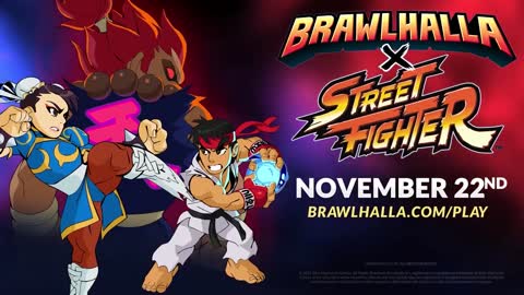 Brawlhalla x Street Fighter Crossover Reveal Trailer