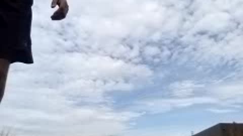 WORLD FAMOUS COCOA MAN DEMONSTRATES PERFECT BLISS ON B-BALL COURT. Oct 13, 1:52pm finish, 2023.