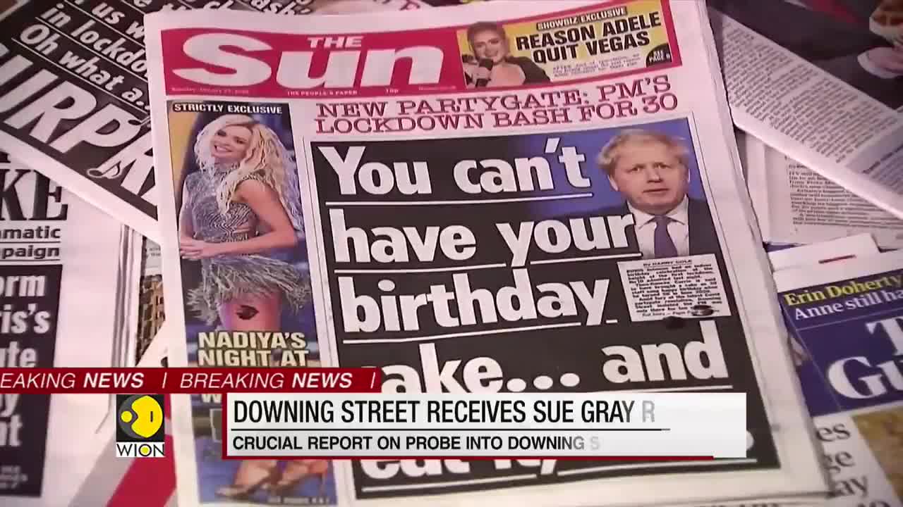 UK PM Boris Johnson receives Sue Gray's report into Downing Street lockdown parties | English News
