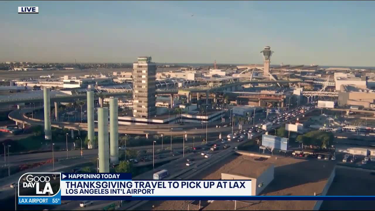Busy Thanksgiving travel period at LAX begins