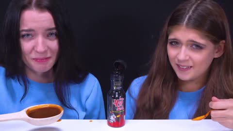 ASMR Big VS Small Spoon Food Challenge by LILIBU