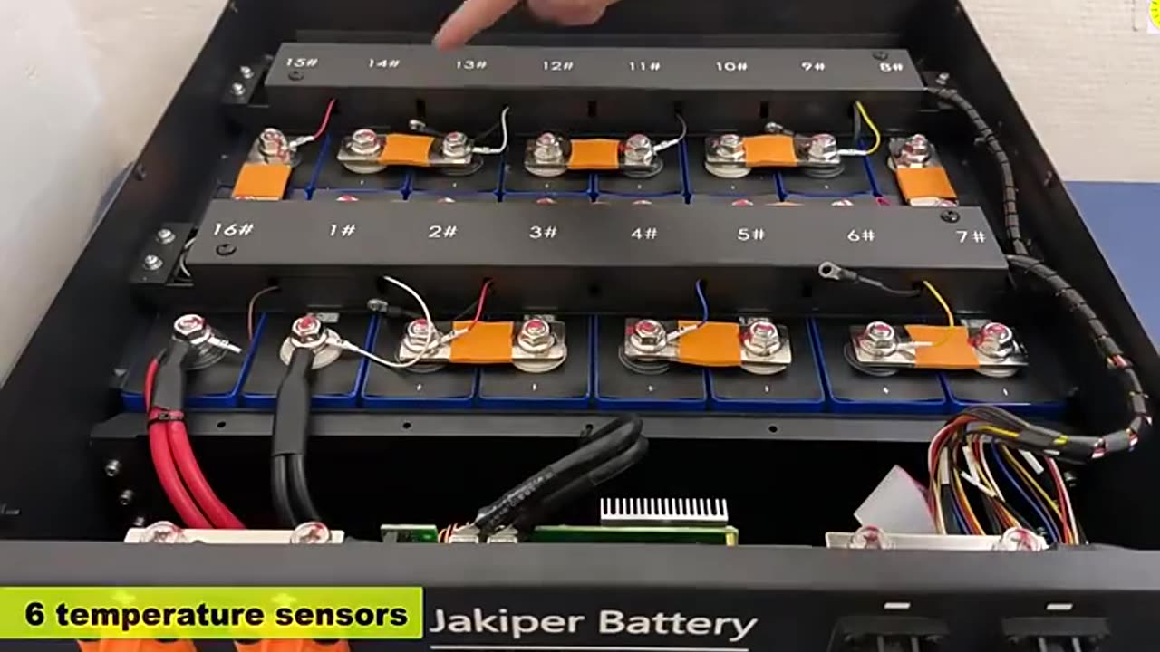 DIY your battery by looking construction of Jakiper Pro battery open box video