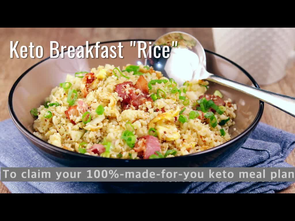 Wanna Lose Weight by Eating Breakfast Rice? (KETO DIET)