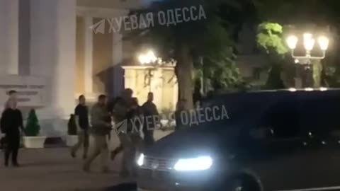 Zelenskyi Visits Bombed Church in Odessa
