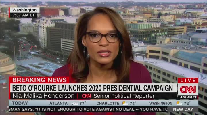 CNN panelist calls Beto O'Rourke O’Rourke was a “backbencher” congressman