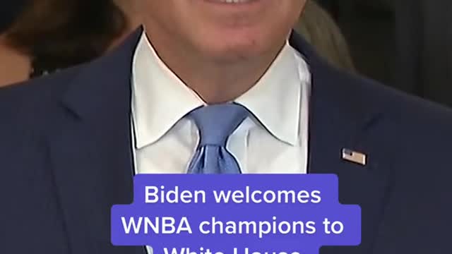 Biden welcomesWNBA champions toWhite House