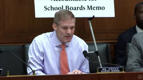 Jim Jordan Calls Out Dems Trying To "Codify" Past Efforts To Label Parents Domestic Terrorists